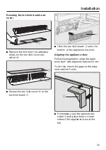 Preview for 35 page of Miele F 2462 SF Operating And Installation Instructions