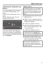 Preview for 57 page of Miele F 2462 SF Operating And Installation Instructions