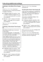 Preview for 76 page of Miele F 2462 SF Operating And Installation Instructions