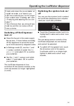 Preview for 91 page of Miele F 2462 SF Operating And Installation Instructions