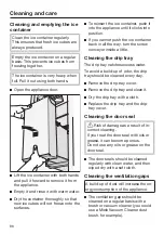 Preview for 96 page of Miele F 2462 SF Operating And Installation Instructions