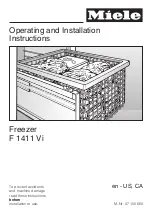 Preview for 1 page of Miele F1411VI Operating And Installation Instructions