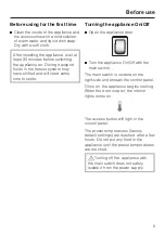 Preview for 9 page of Miele F1411VI Operating And Installation Instructions