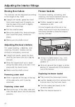 Preview for 22 page of Miele F1411VI Operating And Installation Instructions