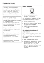 Preview for 24 page of Miele F1411VI Operating And Installation Instructions