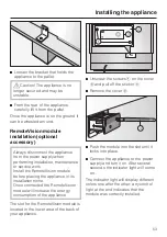 Preview for 53 page of Miele F1411VI Operating And Installation Instructions