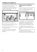 Preview for 54 page of Miele F1411VI Operating And Installation Instructions