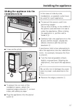 Preview for 57 page of Miele F1411VI Operating And Installation Instructions