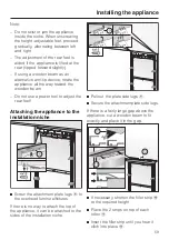 Preview for 59 page of Miele F1411VI Operating And Installation Instructions