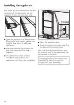 Preview for 60 page of Miele F1411VI Operating And Installation Instructions