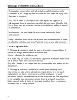 Preview for 4 page of Miele F9122Ui-2 Operating And Installation Instructions