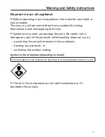 Preview for 11 page of Miele F9122Ui-2 Operating And Installation Instructions