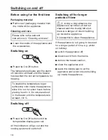 Preview for 16 page of Miele F9122Ui-2 Operating And Installation Instructions