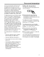 Preview for 17 page of Miele F9122Ui-2 Operating And Installation Instructions