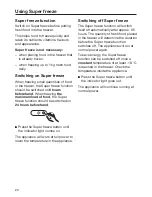 Preview for 20 page of Miele F9122Ui-2 Operating And Installation Instructions