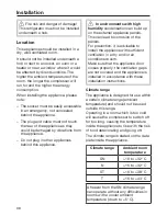 Preview for 38 page of Miele F9122Ui-2 Operating And Installation Instructions