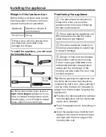 Preview for 46 page of Miele F9122Ui-2 Operating And Installation Instructions