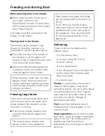 Preview for 20 page of Miele FN 11827 S Operating And Installation Instructions