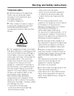 Preview for 7 page of Miele FN 11827 S Operating And Installation Manual