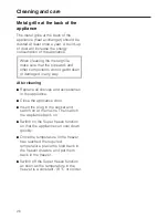 Preview for 26 page of Miele FN 11827 S Operating And Installation Manual