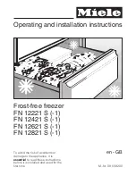 Miele FN 12221 S Operating And Installation Instructions preview