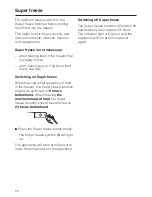 Preview for 20 page of Miele FN 12221 S Operating And Installation Manual