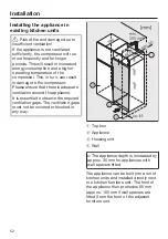 Preview for 52 page of Miele FN 28262 edt/cs Operating And Installation Instructions