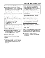 Preview for 33 page of Miele FNS 37402 i Operating And Installation Instructions