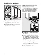 Preview for 72 page of Miele FNS 37402 i Operating And Installation Instructions