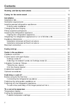 Preview for 2 page of Miele FNS 4382 E el Operating Instructions Manual