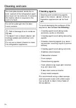 Preview for 56 page of Miele FNS 4382 E el Operating Instructions Manual