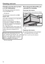 Preview for 58 page of Miele FNS 4382 E el Operating Instructions Manual