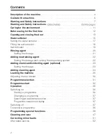 Preview for 2 page of Miele G 7882 Operating Instructions Manual