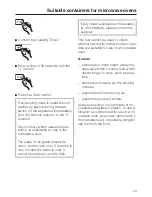 Preview for 23 page of Miele H 176 MB Operating Instructions Manual