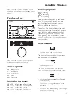 Preview for 25 page of Miele H 176 MB Operating Instructions Manual