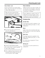 Preview for 71 page of Miele H 176 MB Operating Instructions Manual