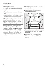 Preview for 88 page of Miele H 2265-1 B Operating And Installation Instructions