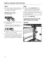 Preview for 12 page of Miele H 247 B Operating Instructions Manual