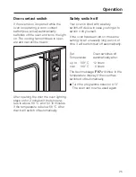 Preview for 25 page of Miele H 399 B Operating Instructions Manual