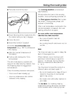 Preview for 59 page of Miele H 4050 BM Operating Instructions Manual