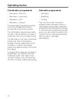 Preview for 20 page of Miele H 4081 BM SuperVision Operating Instructions Manual