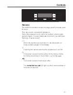 Preview for 21 page of Miele H 4081 BM SuperVision Operating Instructions Manual