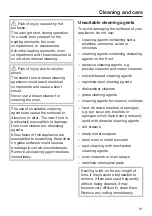 Preview for 91 page of Miele H 7464 BPX Operating And Installation Instructions