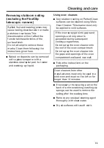 Preview for 93 page of Miele H 7464 BPX Operating And Installation Instructions