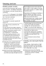 Preview for 96 page of Miele H 7464 BPX Operating And Installation Instructions