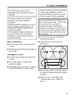 Preview for 93 page of Miele H2265B Operating And Installation Instructions