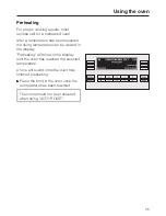 Preview for 25 page of Miele H397B2 Operating Instructions Manual