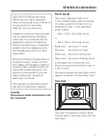 Preview for 71 page of Miele H4890B2 Operating And Installation Instructions