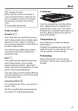 Preview for 69 page of Miele H6580BP Operating And Installation Instructions