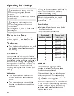 Preview for 50 page of Miele HR 1622 Operating Instructions Manual